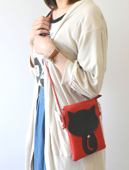 猫スマホポシェット