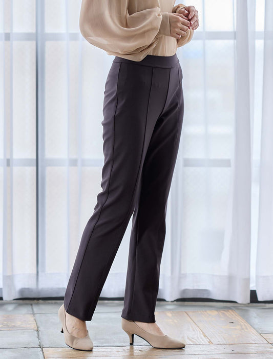 ローズファイン・切替ストレートパンツ