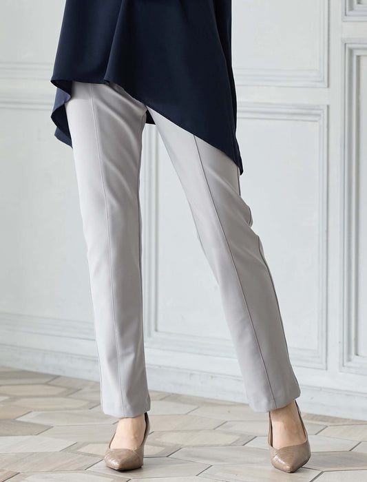 ローズファイン・切替ストレートパンツ