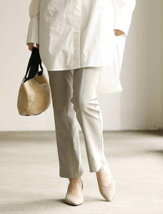 ローズファイン・切替ストレートパンツ