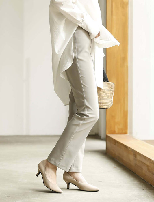 ローズファイン・切替ストレートパンツ