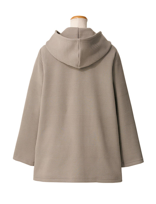 【受注】フード付ジャカードカットソージャケット