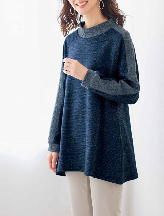 【受注】肩ライン配色チュニック