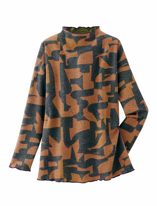 【受注】リバーシブルプリントプルオーバー