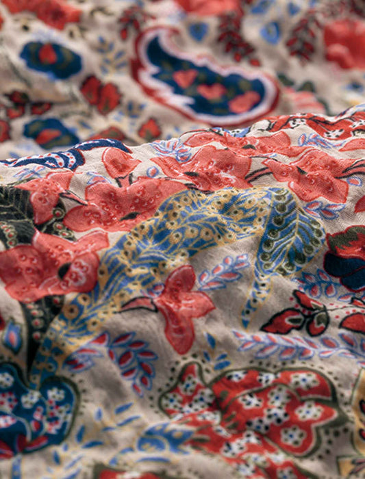 【受注】ふくれ素材プリントワンピース