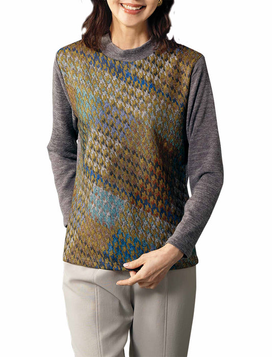 【受注】杢調カットソーベストアンサンブル