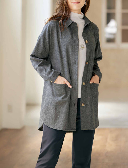 【受注】ツイードシャツジャケット