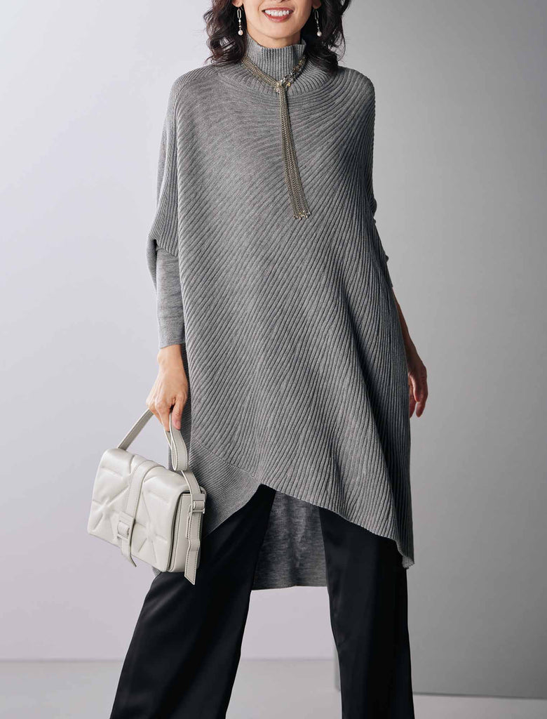 受注】変わり編みニットチュニック | Northmall（ノースモール