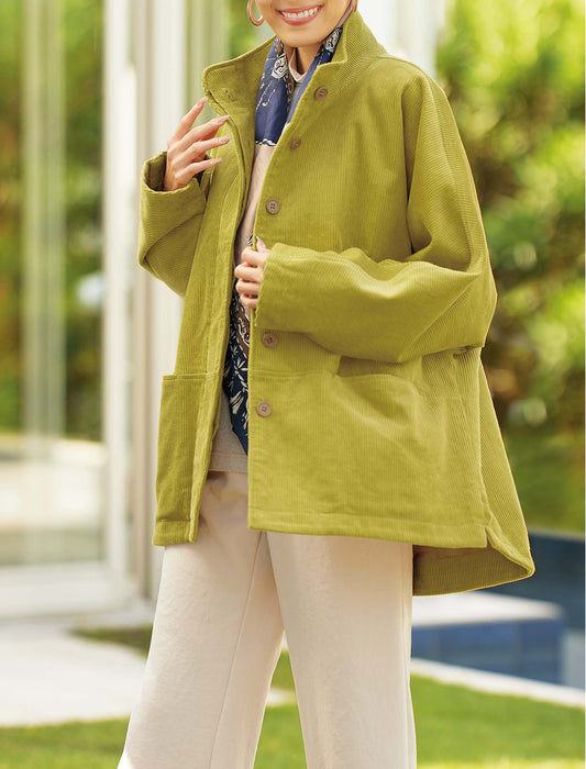 【受注】コーデュロイドルマンショートコート