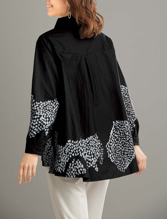 【受注】パネルプリントシャツ　