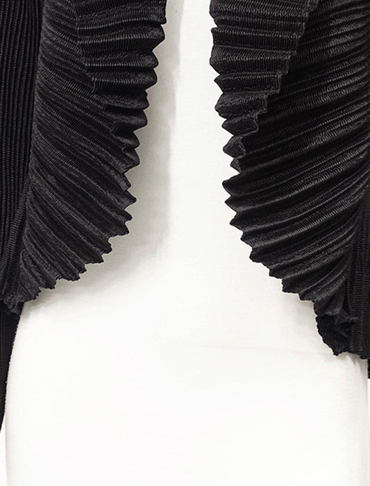 ＜SPECCHIO＞シャトル フェイドアウトプリーツショールカラージャケット