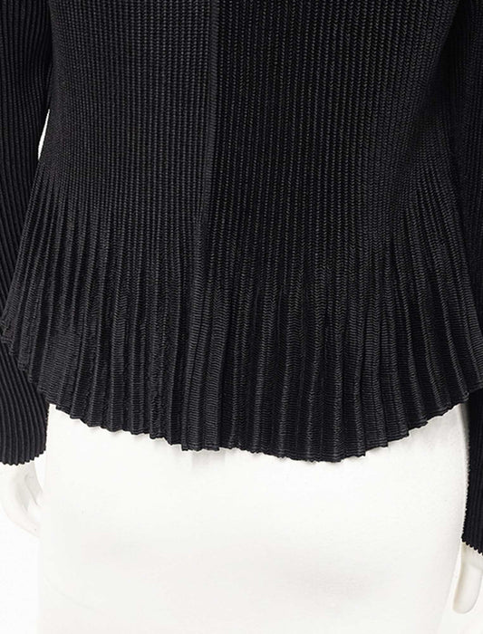 ＜SPECCHIO＞シャトル フェイドアウトプリーツショールカラージャケット