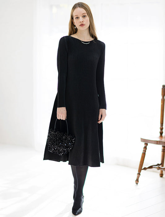 ＜SPECCHIO＞シャトルプリーツ Aラインドレス