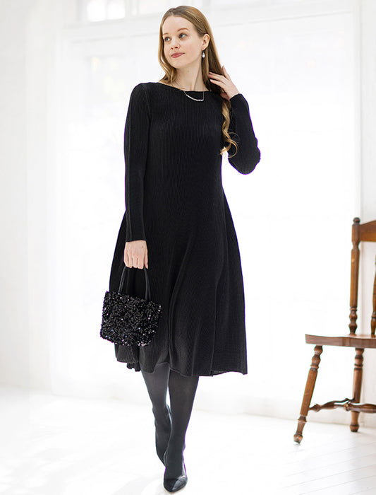 ＜SPECCHIO＞シャトルプリーツ Aラインドレス