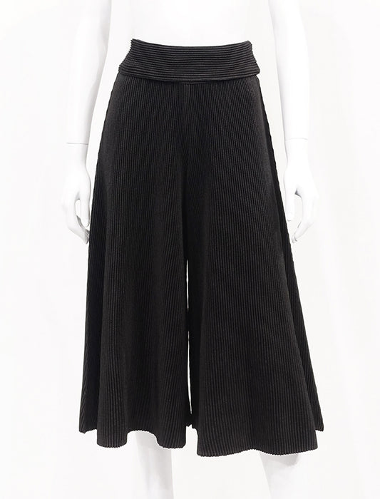 ＜SPECCHIO＞シャトルプリーツ フレアパンツ