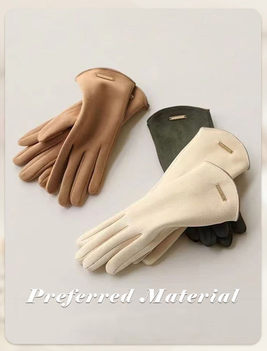 スエード風グローブ　