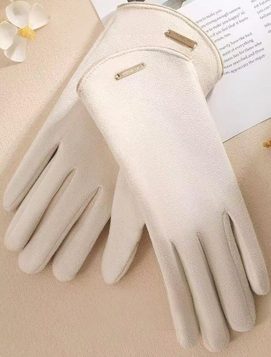 スエード風グローブ　