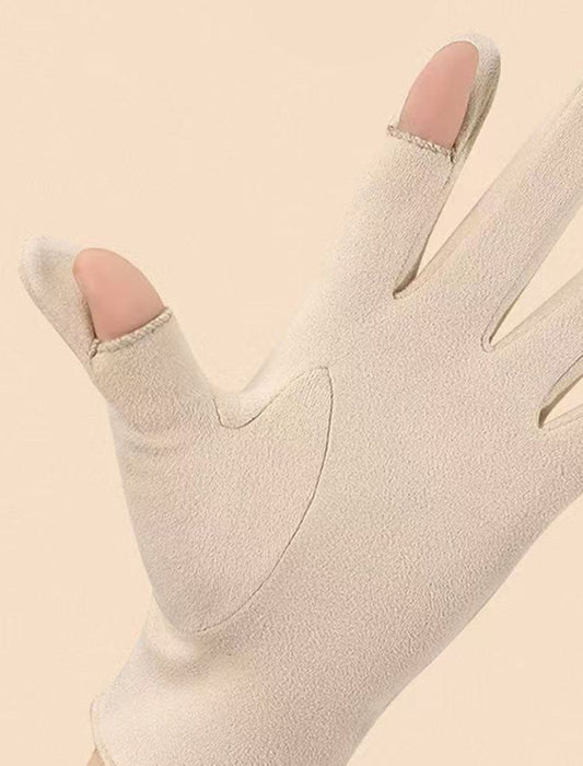 スエード風グローブ　