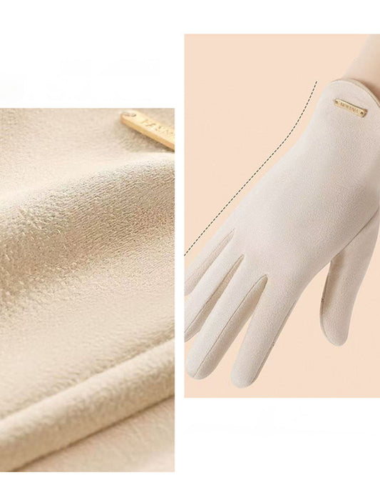 スエード風グローブ　