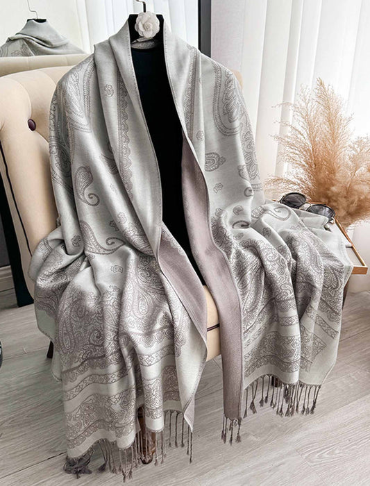 大判ストール（ペイズリー）