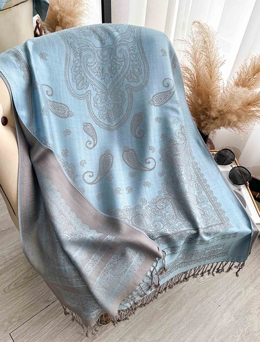 大判ストール（ペイズリー）