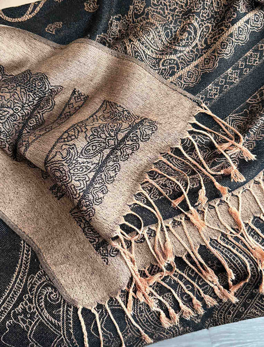 大判ストール（ペイズリー）