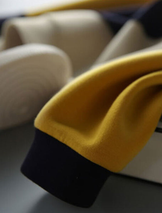 トリコカラーパネルカットトップス　