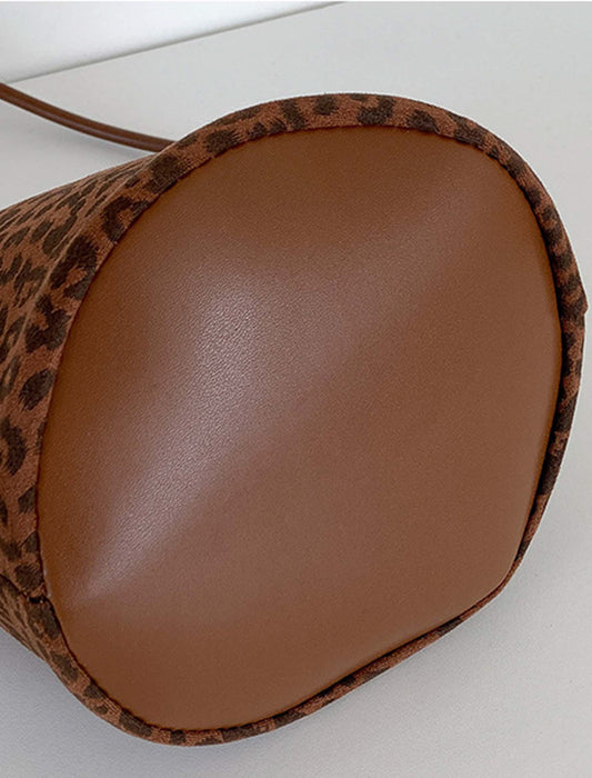 アニマル柄バケツ型バッグ　