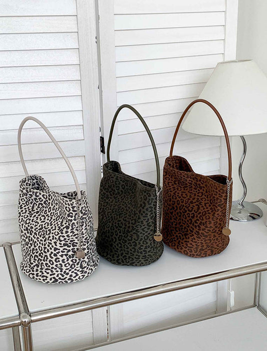 アニマル柄バケツ型バッグ　