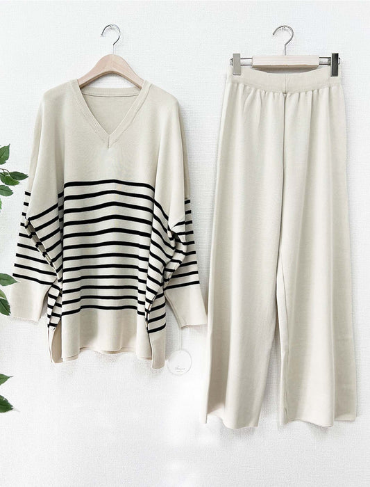 ボーダーニットセットアップ