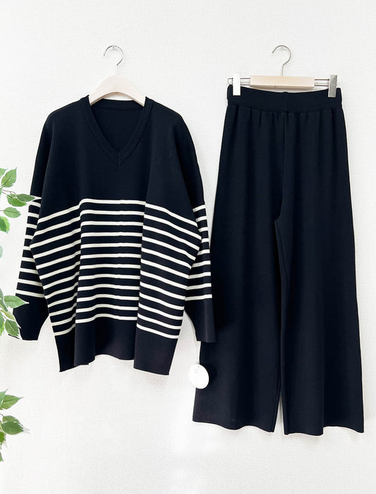 ボーダーニットセットアップ