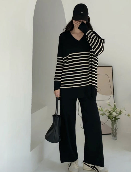 ボーダーニットセットアップ