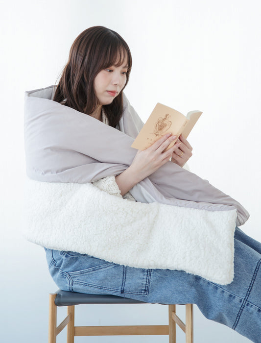 キルティング ボア ウィーブロックマルチショール