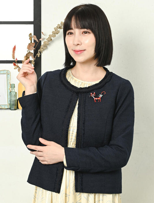 お洒落ネコブローチ