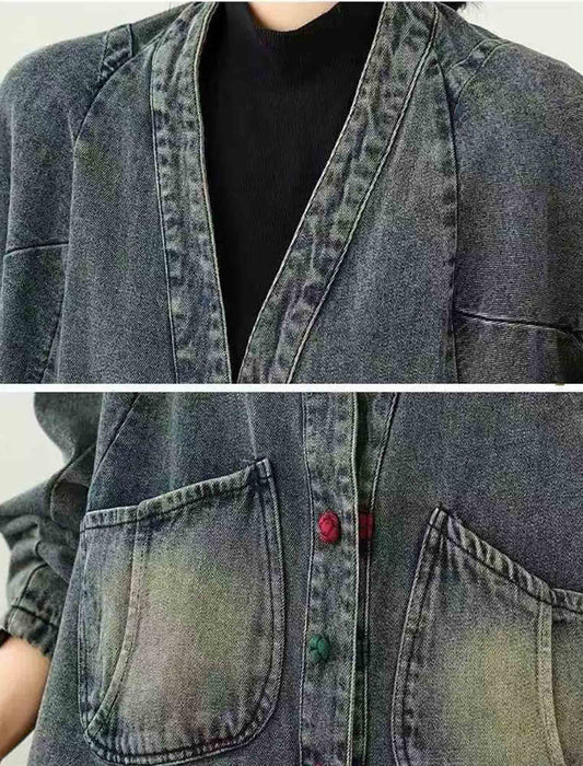 【近日入荷】リラックスデニム上下セット※12月中旬入荷予定　