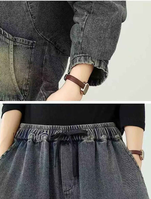 【近日入荷】リラックスデニム上下セット※12月中旬入荷予定　