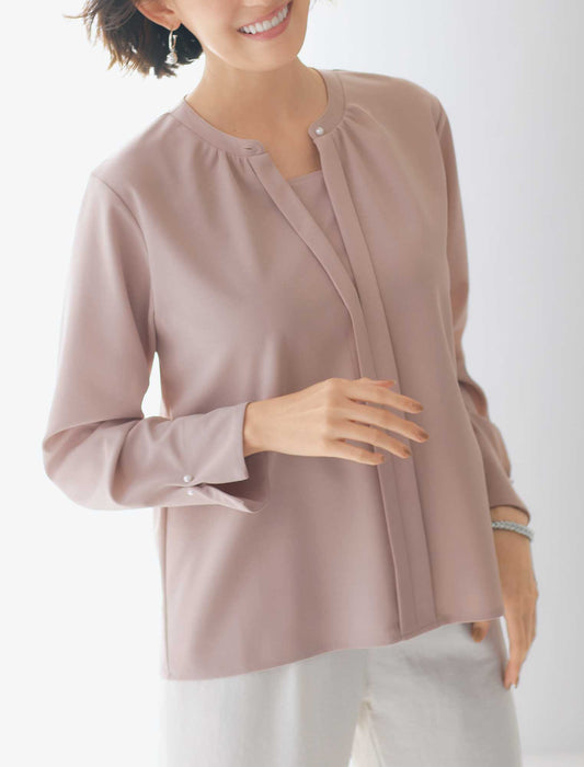 【受注】重ね着風デザイン「Tブラウス」