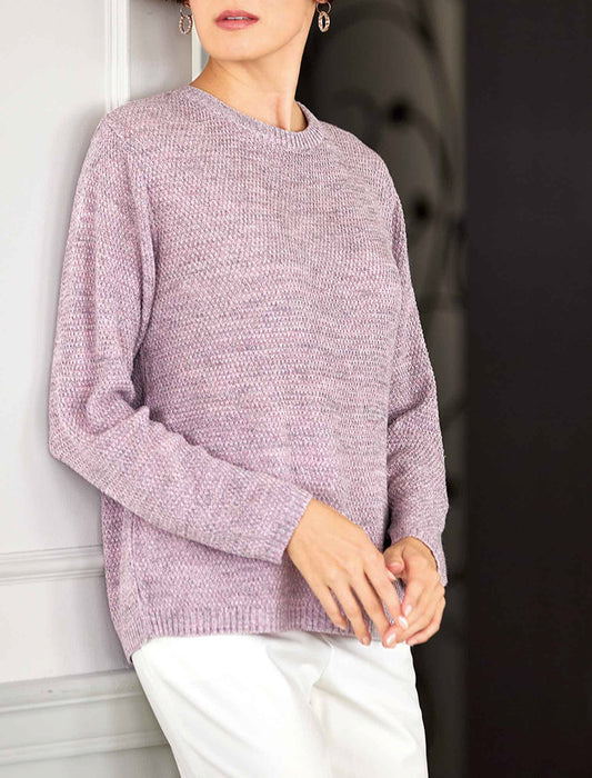 【受注】変わり編みラメ入りニットアンサンブル