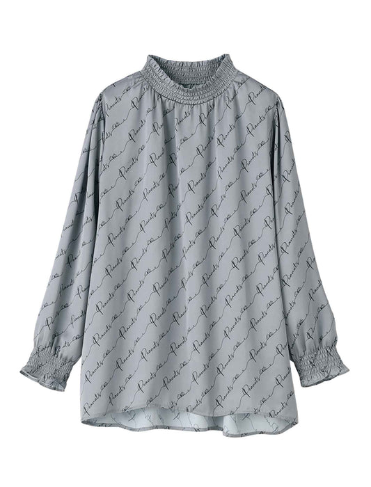 【受注】ピーナッツスヌーピーロゴプリントブラウス