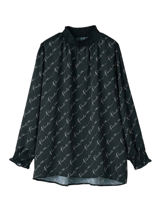 【受注】ピーナッツスヌーピーロゴプリントブラウス