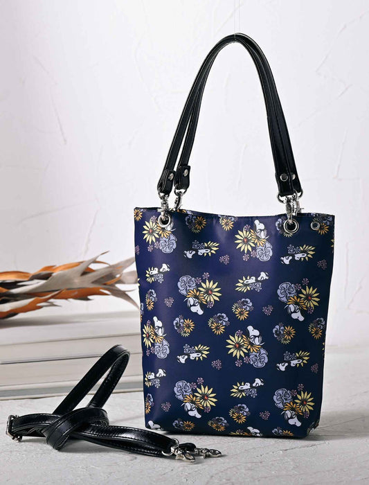 【受注】ピーナッツスヌーピー花モチーフ2WAYポシェット