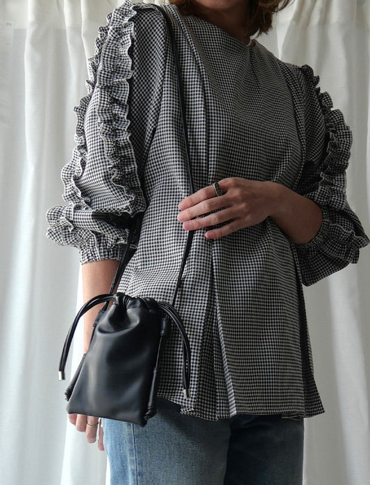 巾着ポシェット