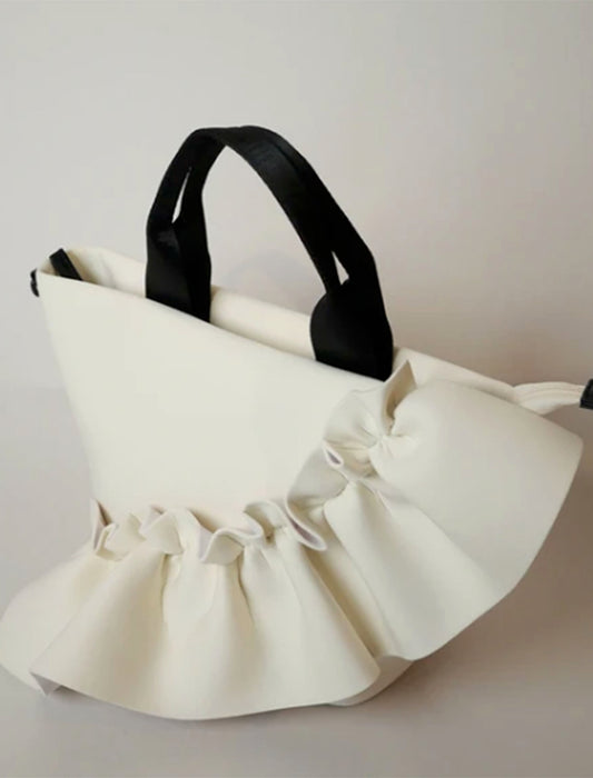 ネオプレン フリル トート