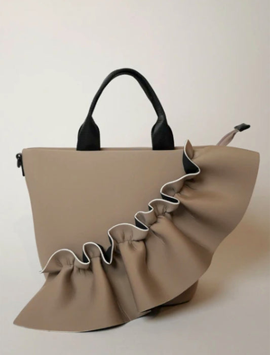 ネオプレン フリル トート