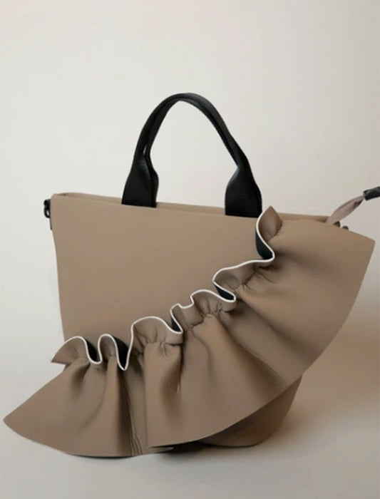 ネオプレン フリル トート