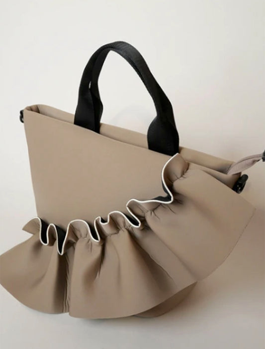 ネオプレン フリル トート