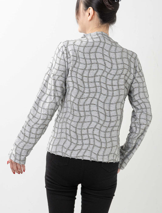 ＜Northmallオリジナル＞金糸使いカットジャカードトップス