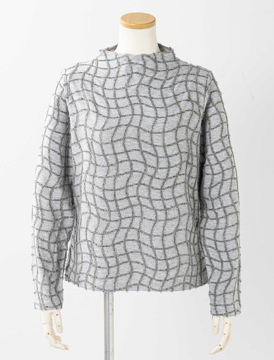 ＜Northmallオリジナル＞金糸使いカットジャカードトップス