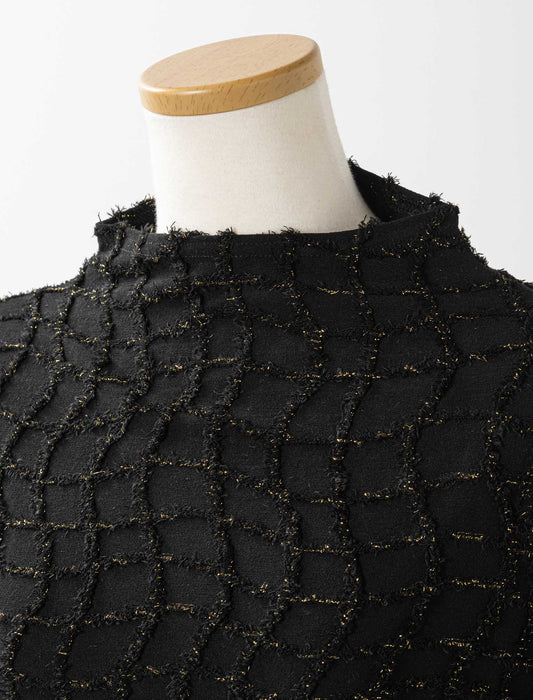 ＜Northmallオリジナル＞金糸使いカットジャカードトップス