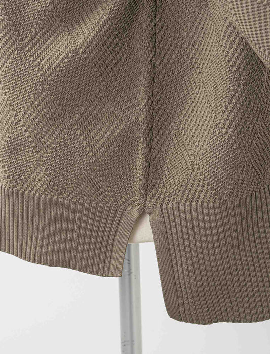 ＜Northmallオリジナル＞ダイヤ柄ハイネックニット